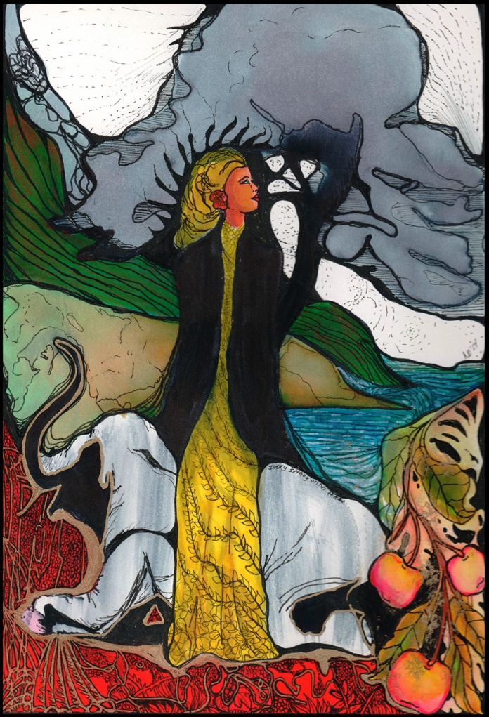 "Ivory on her throne" (Arlene Ellis, 2014)